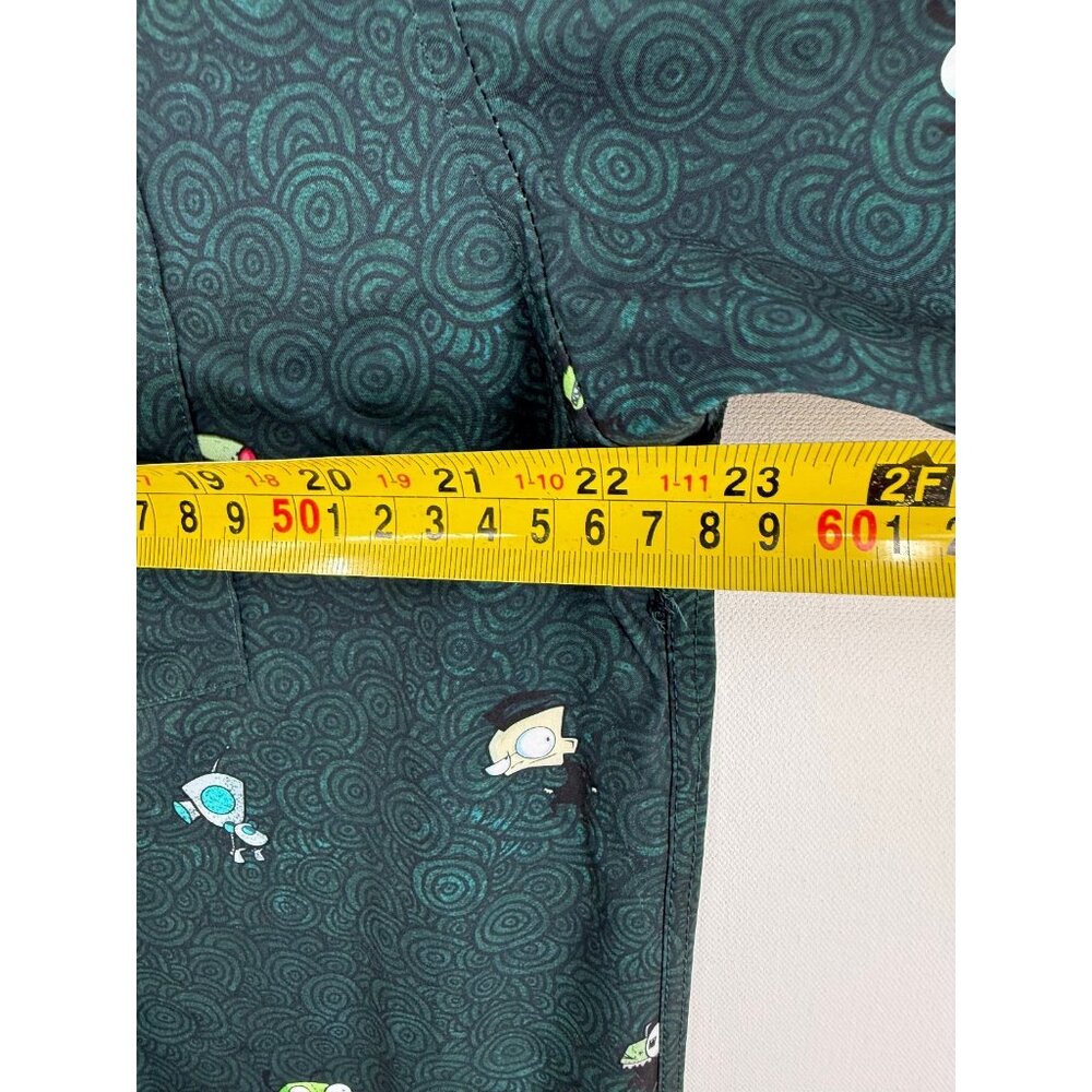 RSVLTS Invader Zim Invaders from Irk KUNUFLEX Short Sleeve Shirt Mens XL NWT - Picture 5 of 6